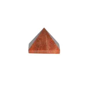 Aatm Energy Generator Red Quartz Gemstone Pyramid (1 inch)