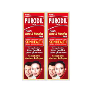 AIMIL Purodil Syrup for Pimple and Acne free Skin| Anti-Allergic Anti-Microbial Blood Pirifier Syrup - 200 ML (Pack of 2)
