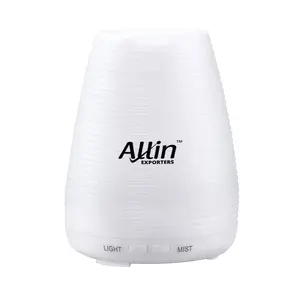 Allin Exporters DT-1508B 100ml 2 in 1 Ultrasonic Humidifier & Essential Oil Aroma Diffuser Cool Mist with 7 Color LED Lights