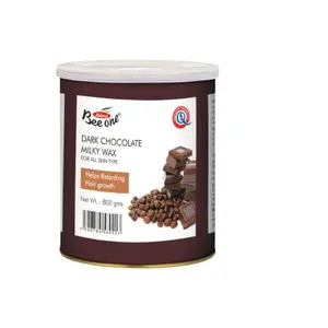 BEE ONE Dark Chocolate Milky Wax For All Skin Type - 800 Gm
