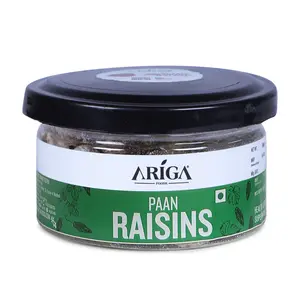 Ariga Foods Raisins Paan Flavoured Kishmish Healthy Dry Fruit in Pet Can 100g