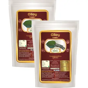 Biotic Natural Guduchi Powder (Tinospora cordifolia) Giloy Powder - 400gm Organic Gulvel Powder - Tippa Teega - Amruthaballi for diabetes