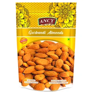 Ancy Foods Ancy Best Gurbandi Almonds Giri (Asli Badam) Long Size and Sweet (250 Grams)