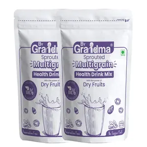 ByGrandma Multigrain Health Drink Mix For 2-6 Year Old Infants & Kids | With 13 Herbal Ingredients - 560g