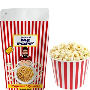 BOGATCHI Natural Popcorn Kernels | 100% Popping Popcorn Kernels| Ready to Cook | Instant Popcorn |Popcorn Seeds |400g |A4