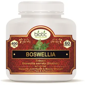 Biotic Boswellia Serrata Capsules (Shallaki) Extract 400mg - 60 Veg Capsules