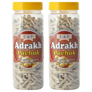 cap Adrakh Pachak ayurvedic digestive relief sore throat nausea - 150 g (Pack of 2)