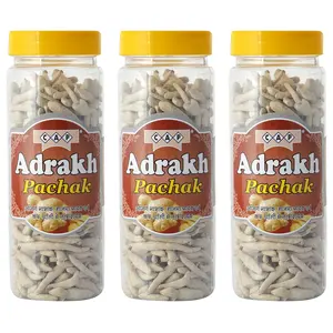 cap Adrak Pachak ayurvedic relief sore throat nausea tasty healthy churan - 150 g (Pack of 3)