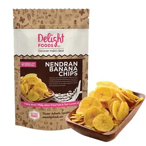 Delight Foods Premium & Fresh Kerala Chips 400g (Nendran Banana Chips)