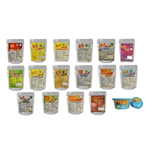 Desi Mealz Ready to Eat Instant Food Mixes Tasty & Delicious Happy India (Combo of 17)