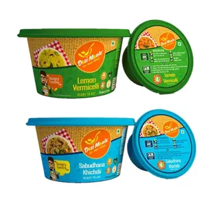 Desi Mealz Ready to Eat Food Products Tasty and Delicious Best Breakfast Food (Combo Pack of 2) (Lemon Vermicelli & Sabhudana Kichadi)