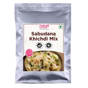 Delight Foods Maharashtra Sabudana Khichidi Ready to Cook Mixes-175g X 2 | Set of 2 | Snacks - Breakfast - Lunch |