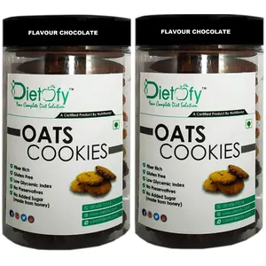 Dietofy Biscuit Chocolate Flavour Flavour 500gm A Healthy Diet Solution (250g Each Pack 2