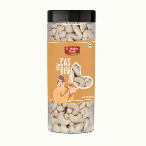 D'Nature Fresh Raw Cashew Nuts Kaju 250g Jar