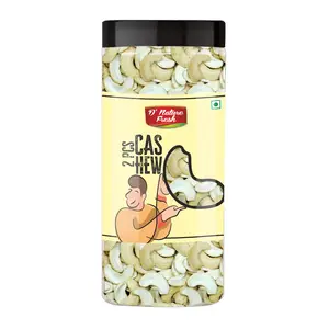 D'Nature Fresh 2pc Splits Cashews Nut Kaju Tukda 500g Jar