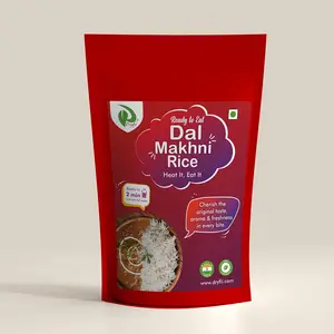 Dryfii Pure Jain Homemade Dehydrated Dal Makhni Rice Combo (100 G) Ready to Eat | Instant Food | Cooked in Mild Spices