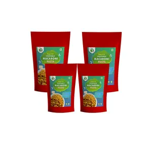 Dryfii Pure Home-Made Dehydrated Vegetable Macaroni Pasta Pack of 4 (150x4) Ready to Eat |Gluten Free | Instant Food | Cooked in Mild Spices 600 g