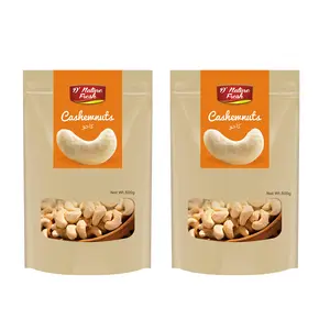 D'Nature Fresh Raw Cashew Nuts Kaju 500g