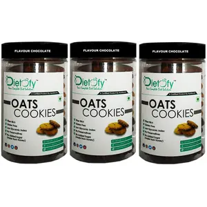 Dietofy Biscuit Chocolate Flavour Flavour 750gm A Healthy Diet Solution (250g Each Pack 3