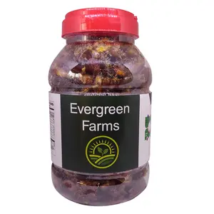 Evergreen Farms Fresh Royal Arabic Seedless Emperor Dates 1 Kg in Pet Jar