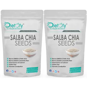 Dietofy Salba Chia Seeds 500gm A Healthy Diet Solution (250g Each Pack 2