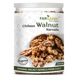FRAGANIC Chilean Walnuts Akhrot Giri Kernels Without Shell (250 Garms)