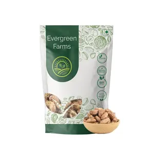 Evergreen Farms Fresh Unpeeled Cashews NW with Skin for Natural Taste 250 Grams