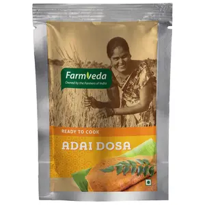 FarmVeda Healthy & Tasty Adai Instant Dosa Mix | High Protein Ready to Cook Instant Adai Dosa Mix 500g - (Pack of 2)