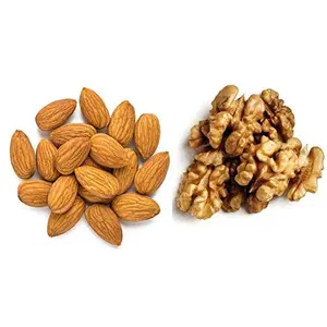 Fruitri Daily Need Dry Fruits Combo Pack {(500g Almonds and 250g Walnut Kernels)} 750g