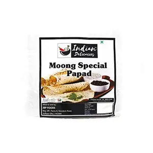 Indian Delicacies Moong Special Papad Medium Spicy 400gm