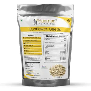 Hanman Nutritions Raw Sunflower Seeds for Eating Organic Rich in Protein & Fiber Sun Flower Seeds 1Kg