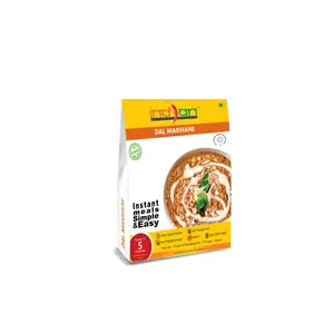 Indian Kitchen Foods Jain Dal Makhani |Freeze Dried Gluten-Free Ready to Eat Instant Vegetarian/Vegan Meal- Rehydrated Wt. 270 gm