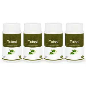 Herb Essential Tulsi Tablet 60's (Pack of 4) for cold & cough