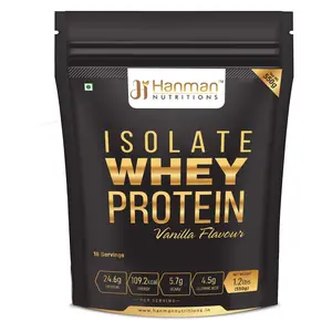 Hanman Nutritions Whey Protein Isolate (Vanilla Flavored - 550 g)