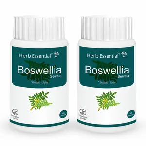 Herb Essential Boswellia Bone and Joint Wellness 500Mg Tablet - 60 Count (Pack of 2)