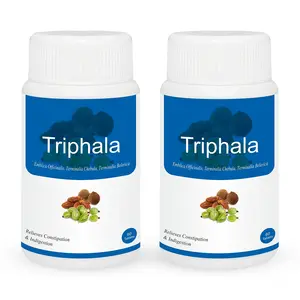 Herb Essential Triphala Tablet 500mg 60's (Pack of 2) | Colon Cleanser & Supports Digestion