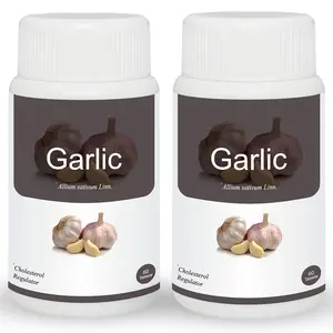 Herb Essential Garlic 500Mg Tablet - 60 Count (Pack of 2)