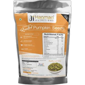 Hanman Nutritions Chatpata Roasted Pumpkin Seeds 150g
