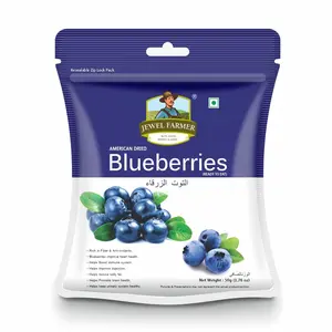 JEWEL FARMER American Dried Blueberries Organic & Natural Ready to Eat (50g)
