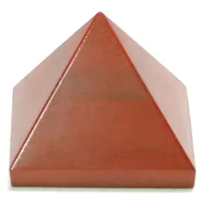 Nature's Crest Red Jasper Pyramid Natural Gemstone 1" 1 Pc for Metaphysical Energy Healing Meditation Chakra Reiki Tool Sacred Geometry Crystal Gemstone Altar Decor Spiritual Gifts