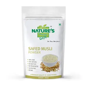NATURE'S GIFT - FOR THOSE WHO CARE'S Safed Musli Powder - 250 GM