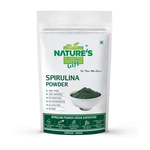 NATURE'S GIFT - FOR THOSE WHO CARE'S Spirulina Powder - 100 GM