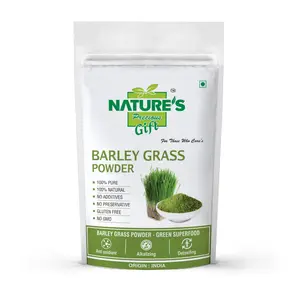 NATURE'S GIFT - FOR THOSE WHO CARE'S Barley Grass Powder - 100 GM