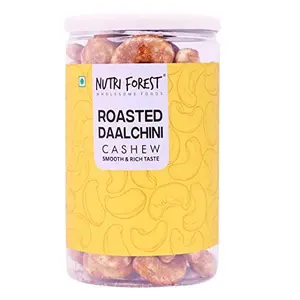 Nutri Forest Roasted Cinnamon Cashew Nuts- Daalcheeni Roasted Cashews( Kaju Offers ) (200g)