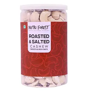 Nutri Forest Plain Roasted Salted Cashew Nuts- Roasted Cashews - Salted ( Kaju Offers ) (200g)