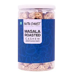 Nutri Forest Masala Roasted Cashew Nuts- Roasted Cashews - Salted ( Kaju Offers ) (200g)