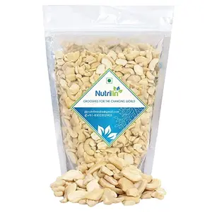Nutrilin Broken 4-Piece Cashew Nuts Spit Cashews (Kaju 4 Tukda) (500)