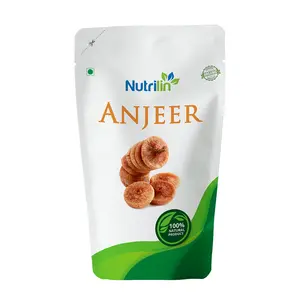 Nutrilin Premium Afghani Anjeer | Dried Figs | Grade - Medium Size | Value Pack Pouch - 1kg