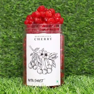 Nutri Forest Dried Fruits Cherry - Dehydrated Fruits Cherries Dry Fruits for Cake (900 Grams)