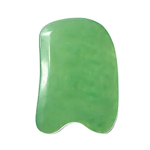 PINKCITY CREATION:Best Jade Gua Sha Scraping Massage Tool Hand Made Jade Guasha Board - Great Tools for SPA Acupuncture Therapy Trigger Point Treatment on Face [Square]